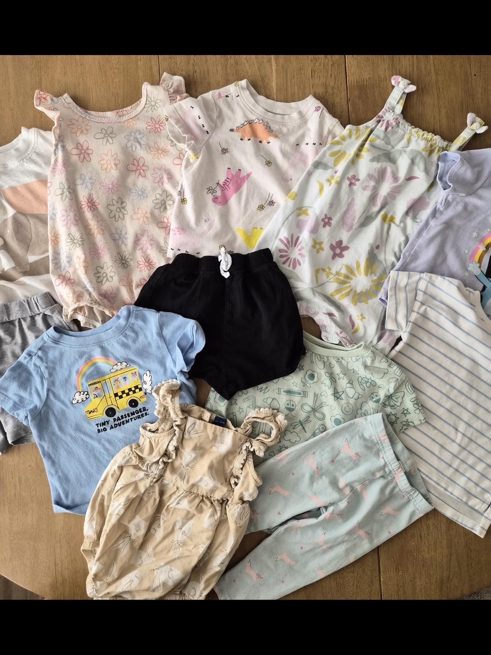 12-18M Old Navy/Carters/Mixed Baby Bundle - Pastel, Floral, Prints